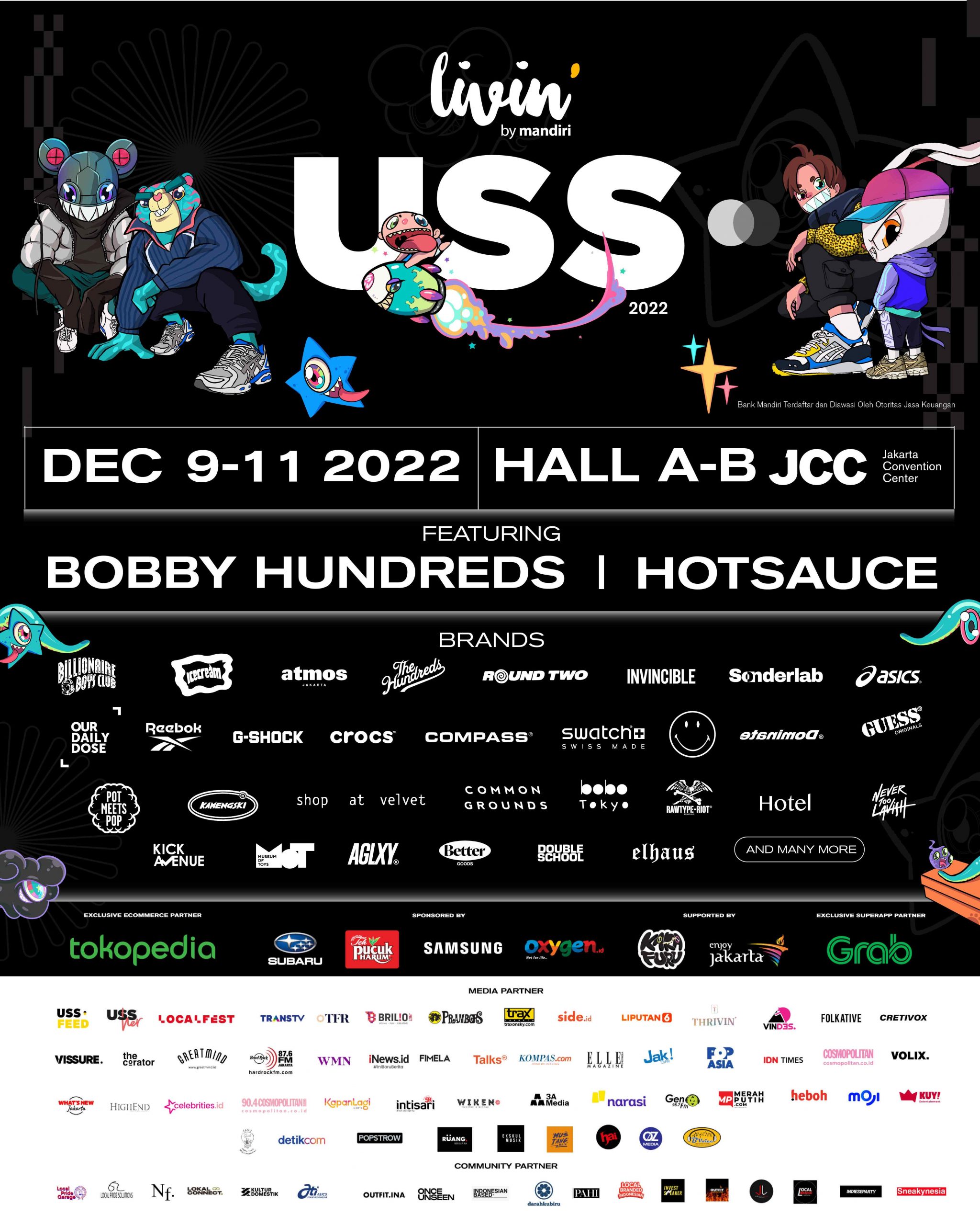 USS (Urban Sneaker Society), event Fashion & Lifestyle 9- 11 Desember 2022 