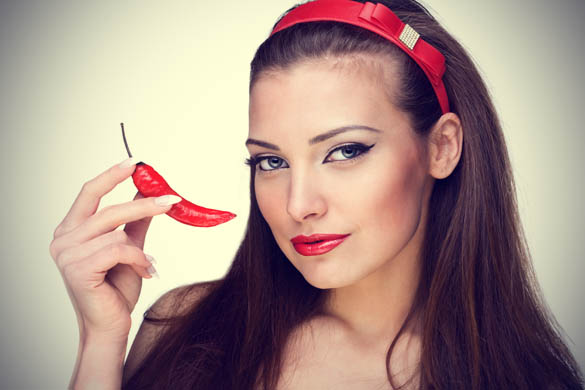 7 Cewek Seksi Bukan Cabe-Cabean Ini Panas Karena Cabe!