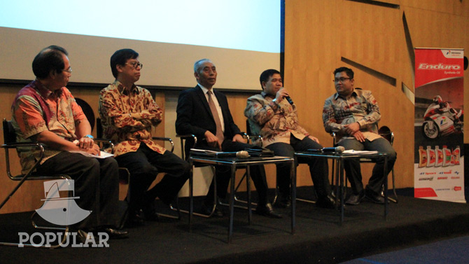 Suasana konferensi pers IMOS 2016, Jakarta (14/10).