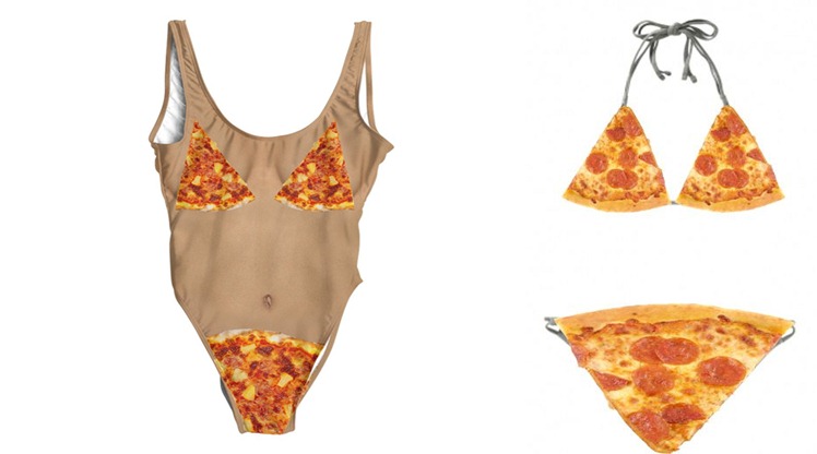 pizza bikini