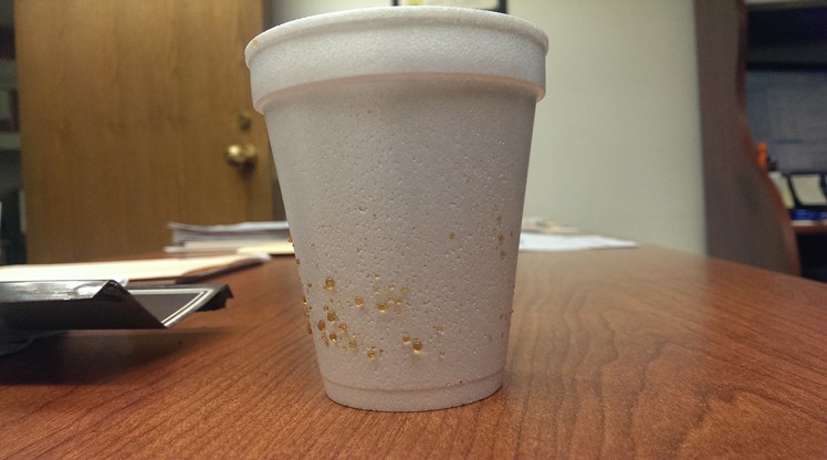 kopi styrofoam!