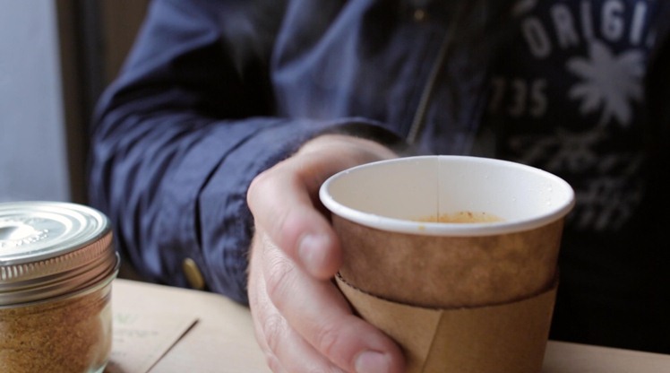 kopi styrofoam