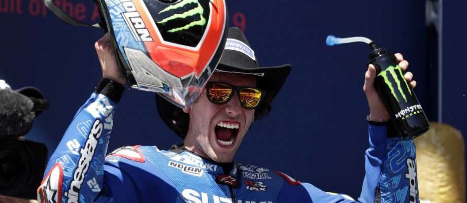 Marquez Jatuh, Alex Rins Juara MotoGP Amerika Setelah Redam Rossi!