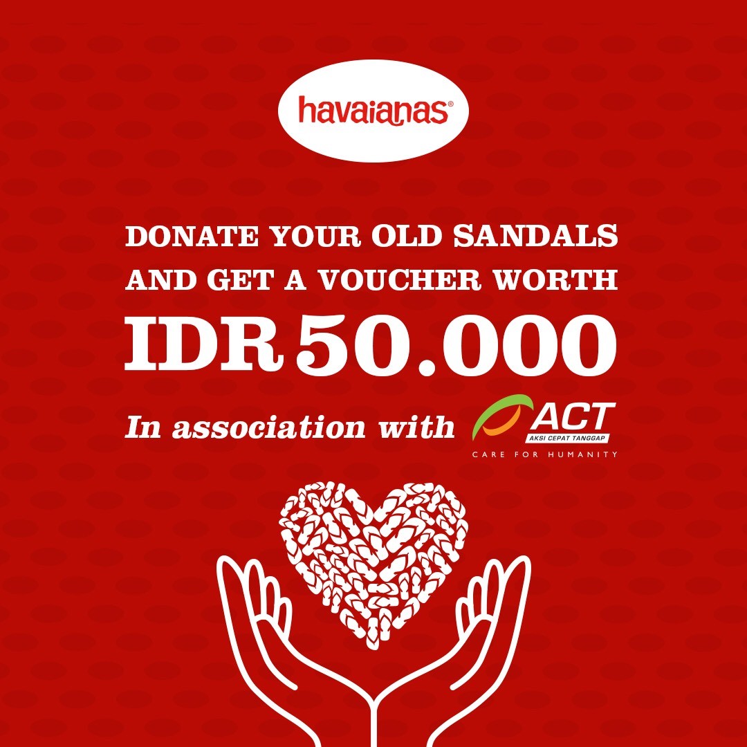  Donate Your Old Sandals   Kampanye dari Havaianas  